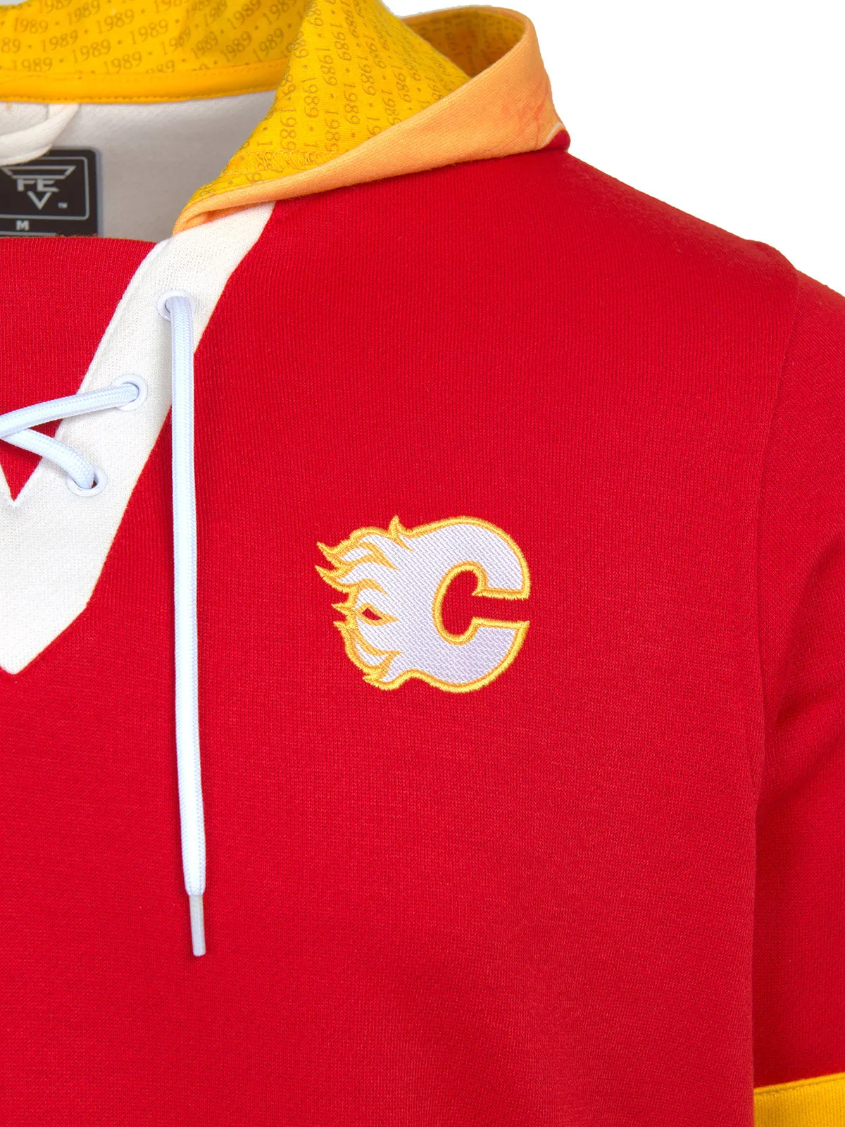 Calgary Flames Lace-Up Hoodie