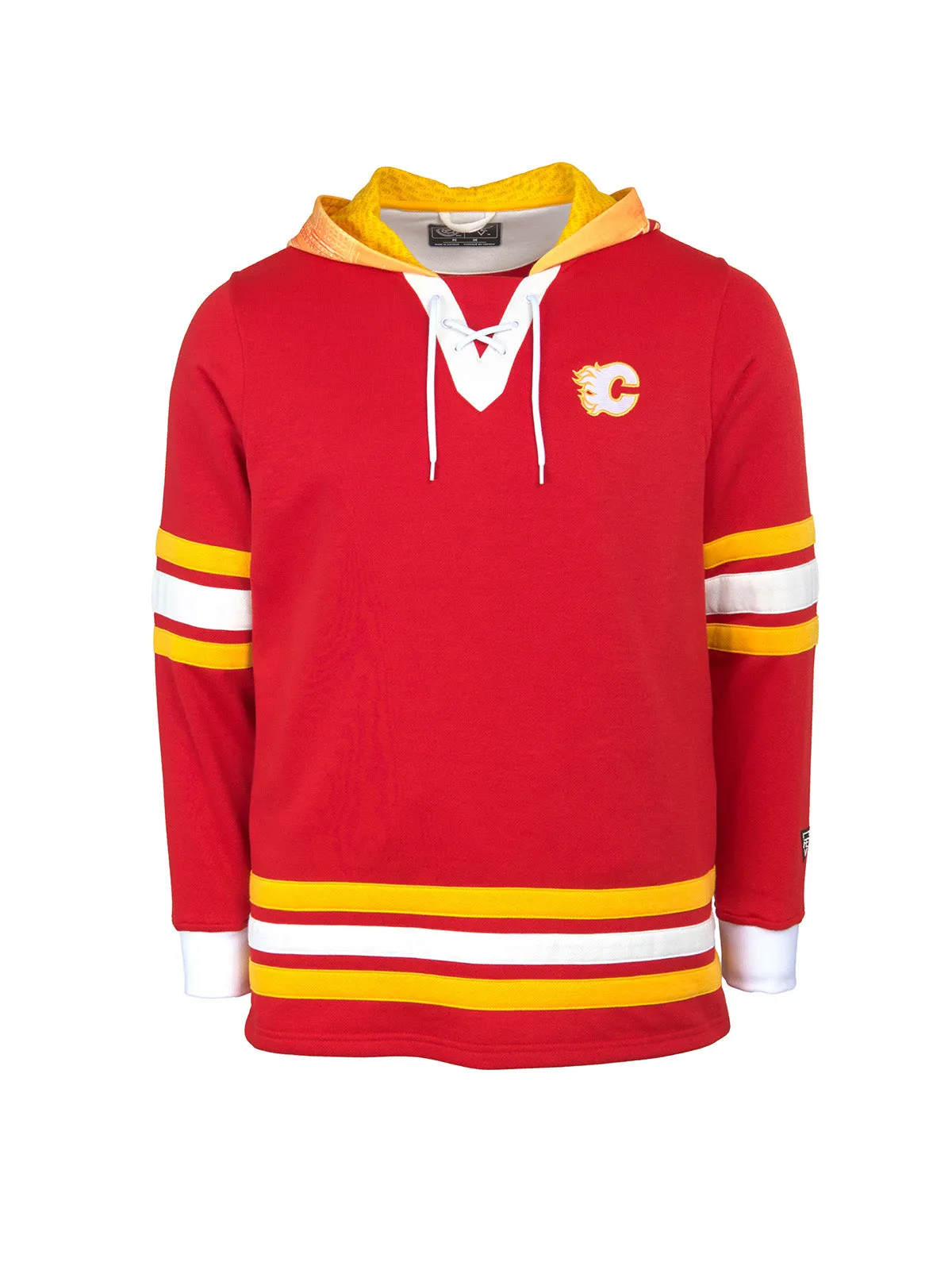 Calgary Flames Lace-Up Hoodie