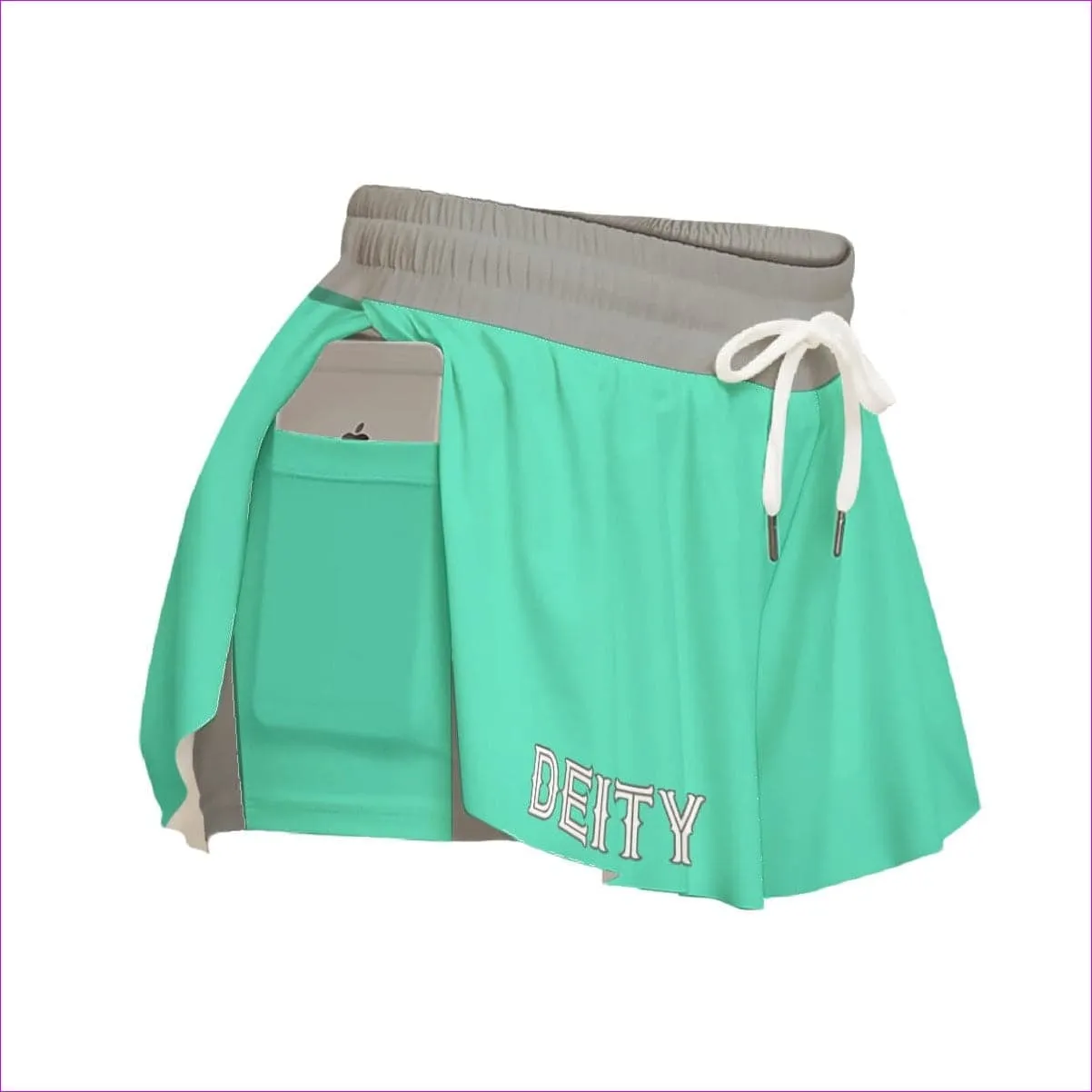 Deity Womens Blue Sport Culottes With Pocket