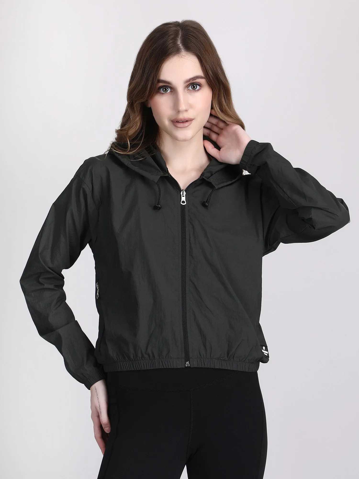 Dry-FIT crop jacket for women - waterproof