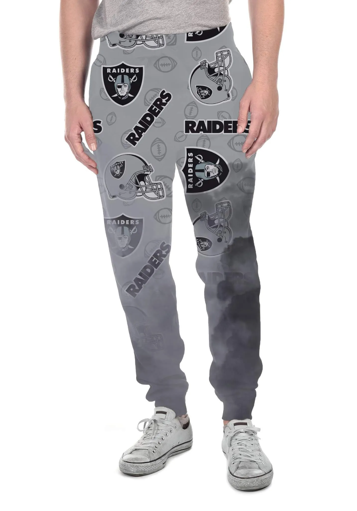 Las Vegas Football Smoke Print Leggings and Unisex Joggers