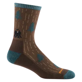 Men's Darn Tough Yarn Goblin Micro Crew Lightweight Hiking Sock Color: Earth