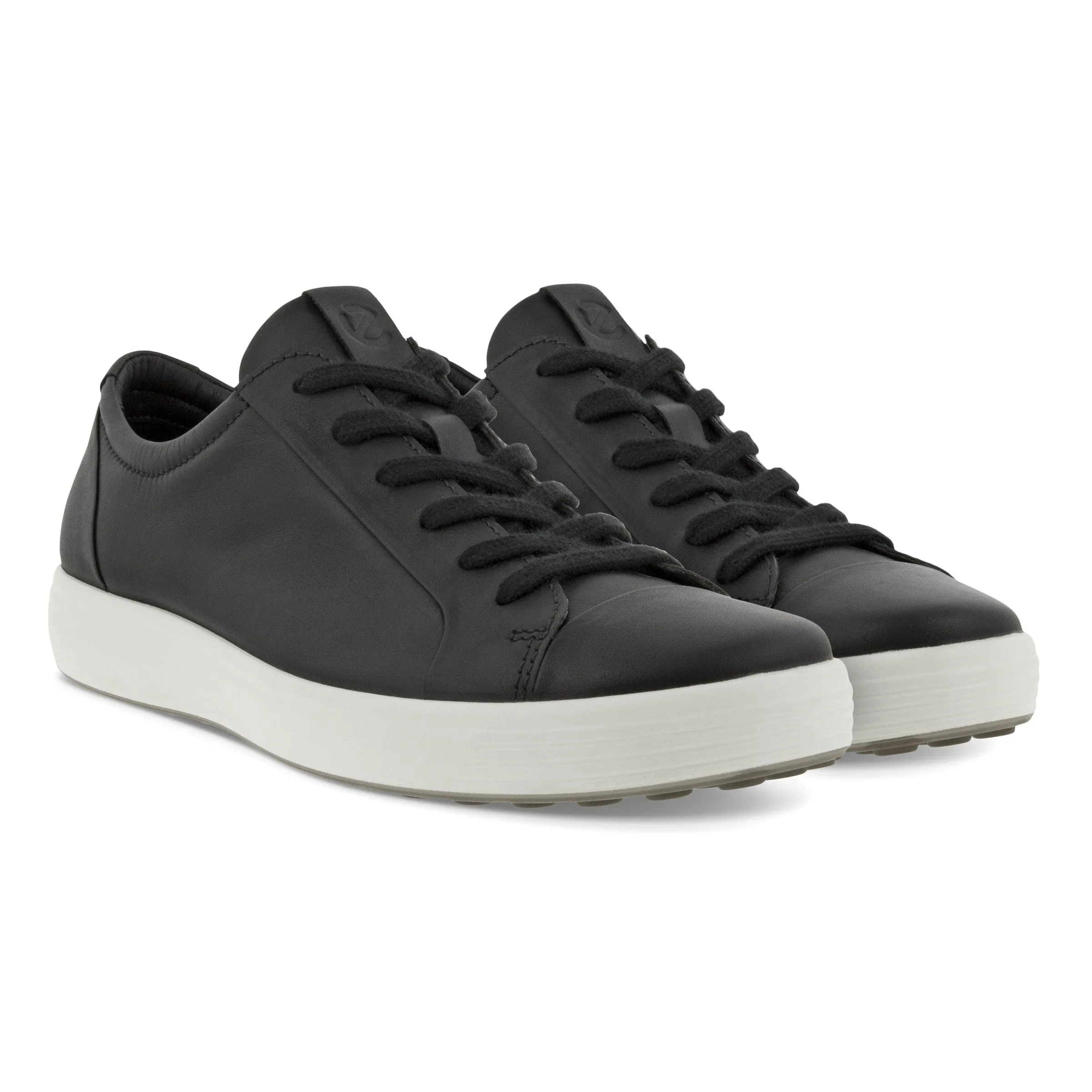 Men's Ecco Soft 7 City Sneaker Color: Black