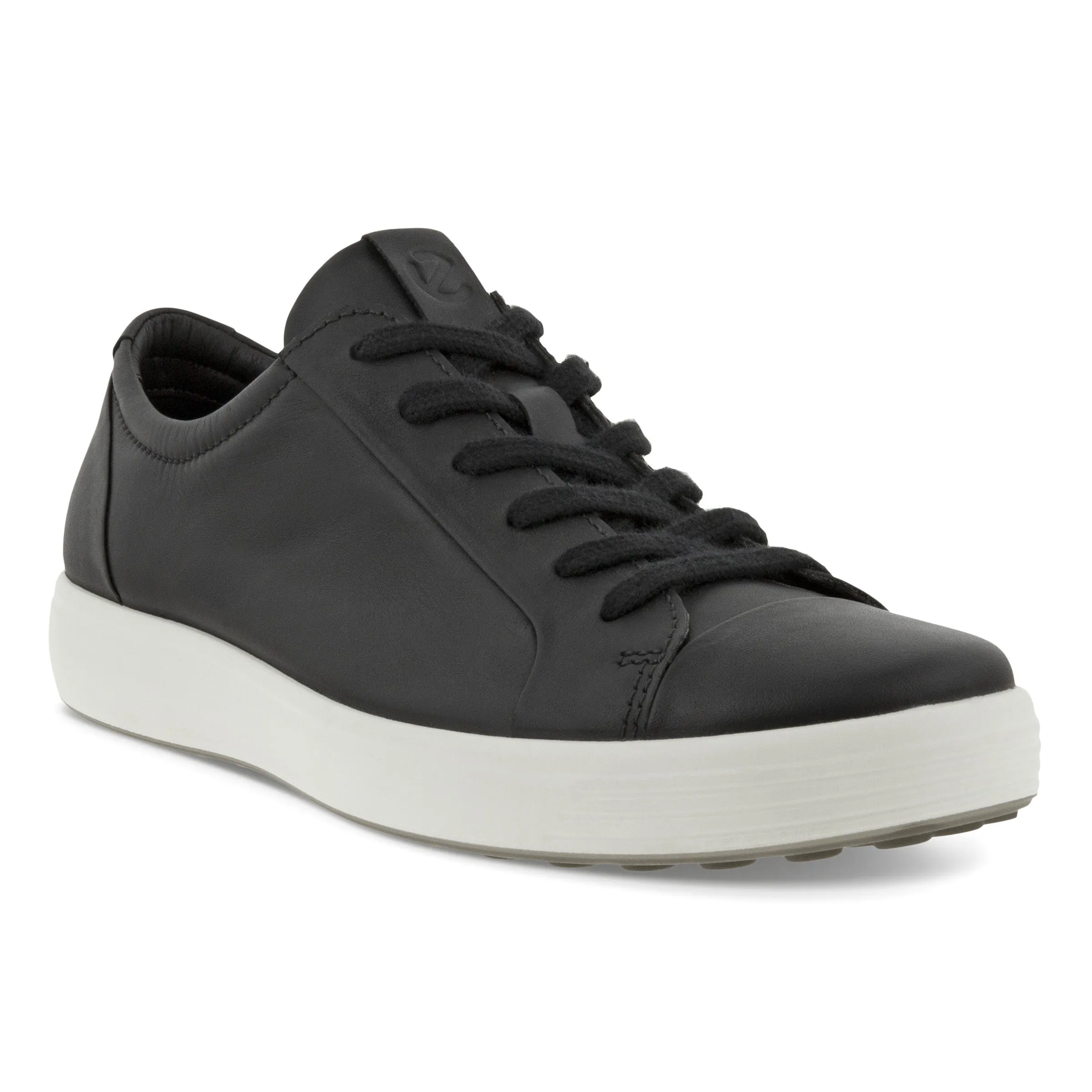 Men's Ecco Soft 7 City Sneaker Color: Black