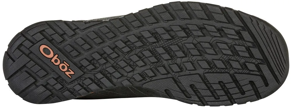 Men's Oboz Bozeman Low Leather Color: Charcoal