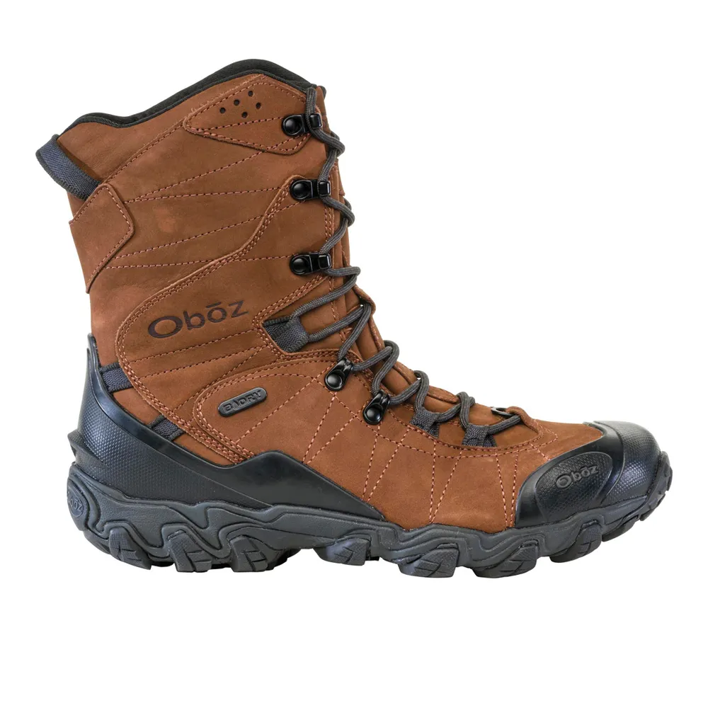 Men's Oboz Bridger 10" Insulated Waterproof Color: Grizzly