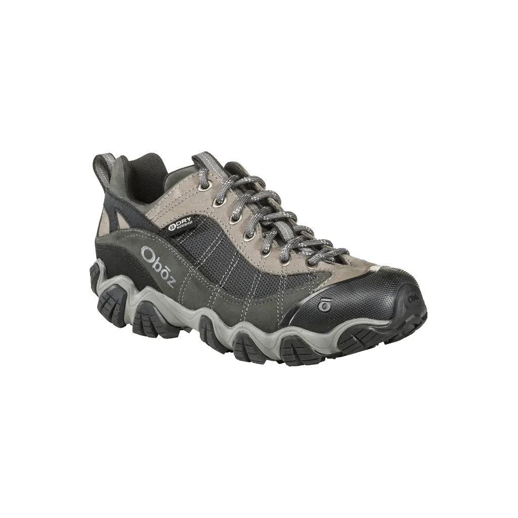 Men's Oboz Firebrand II Low Waterproof Color: Gray