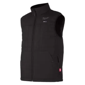 Milwaukee M12 S Sleeveless Unisex Full-Zip Heated Vest (Vest Only) Black