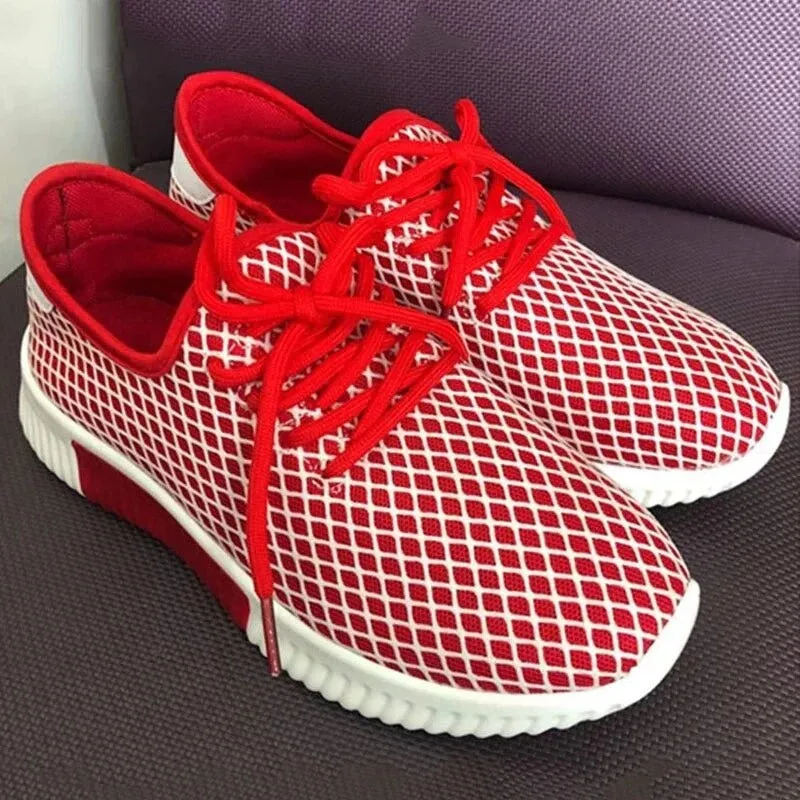 OCW Orthopedic Shoes Mesh Lightweight Low Heel Leisure Women Walking Sneakers