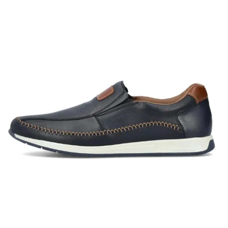 Rieker 11962-14 Blue Men's Slip-on Shoes