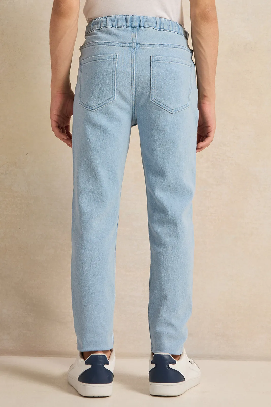 Senior Boys Blue Denim Jeans