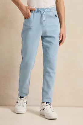 Senior Boys Blue Denim Jeans