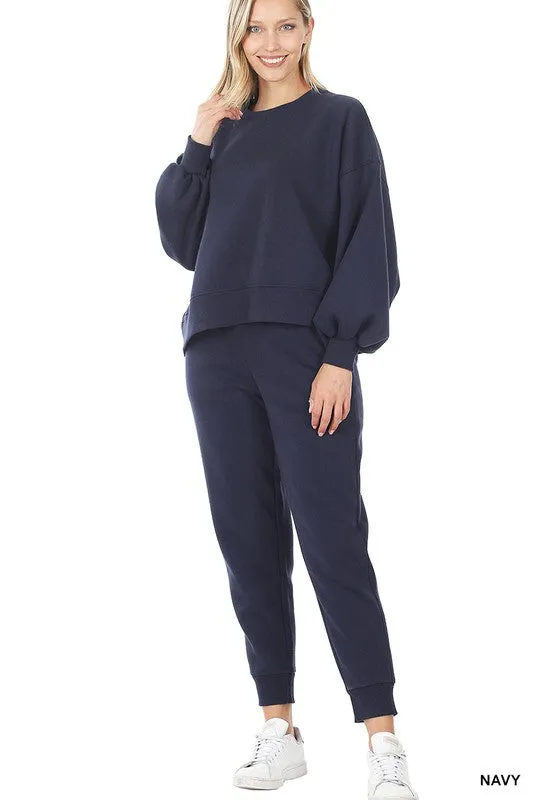 Take On The Day Sweatshirt & Jogger Set