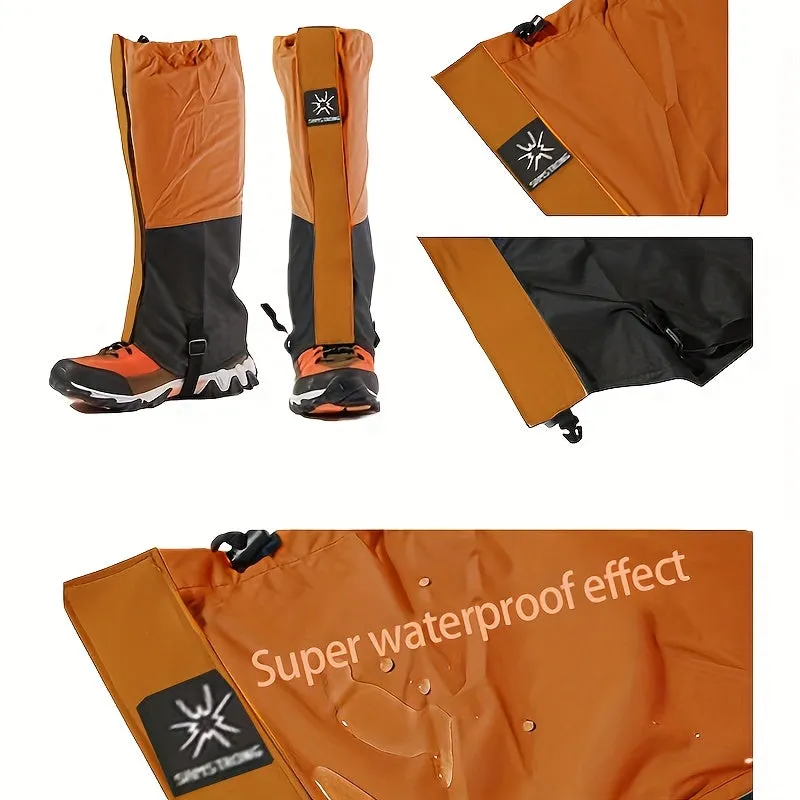 Waterproof Leg Gaiters Protection for Outdoor Activities