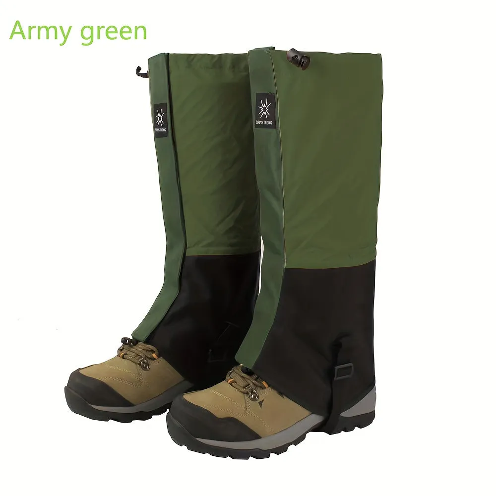 Waterproof Leg Gaiters Protection for Outdoor Activities