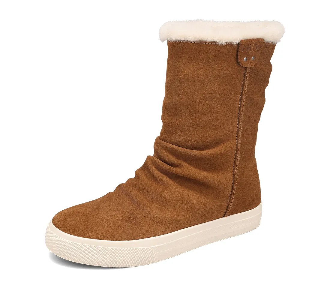 Women's Taos Cozy Chic Color: Chestnut Suede